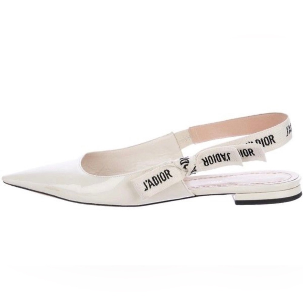 White dior flats - Picture 2 of 10